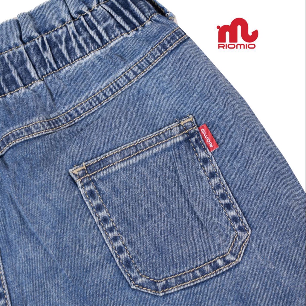 Quần jean bé gái RIOMIO chất liệu Denim Cotton thoải mái, co giãn tốt - RO011