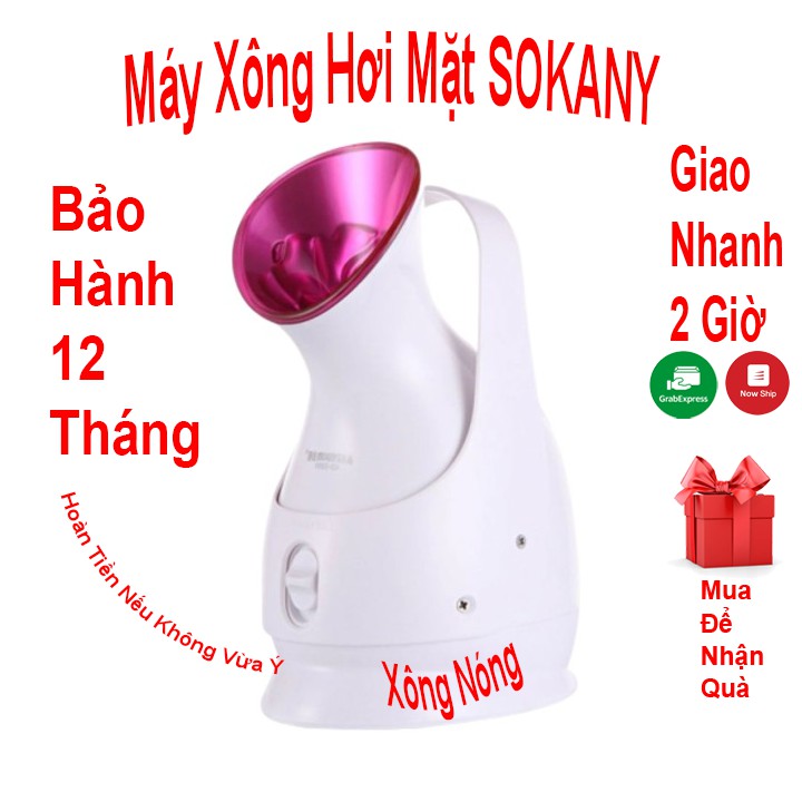 Máy xông mặt Sokany cầm tay mini cao cấp xông hơi nóng tỏa đều công suất 280W