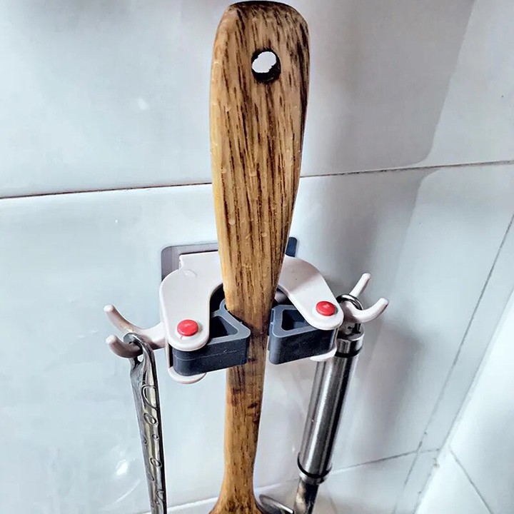 Giá treo kẹp cây lau nhà