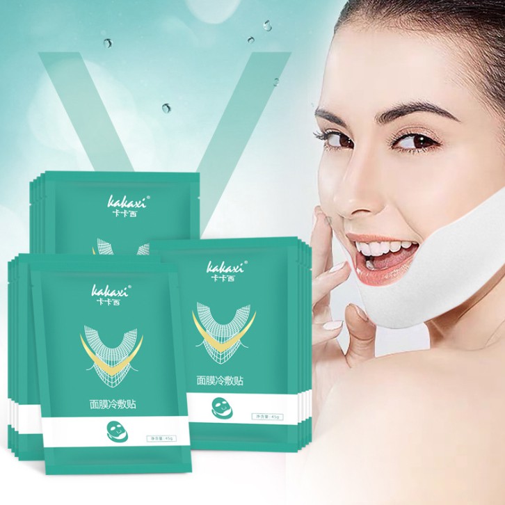 Hộp 5 miếng - Mặt Nạ V-line Premium Mask giúp gương mặt thon gọn hơn