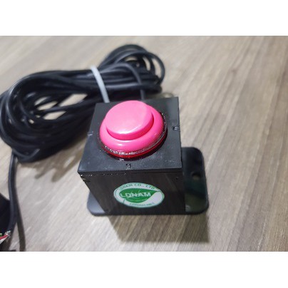 Nút nhấn game to lớn LDNam gắn sẵn dây điện 2 lõi