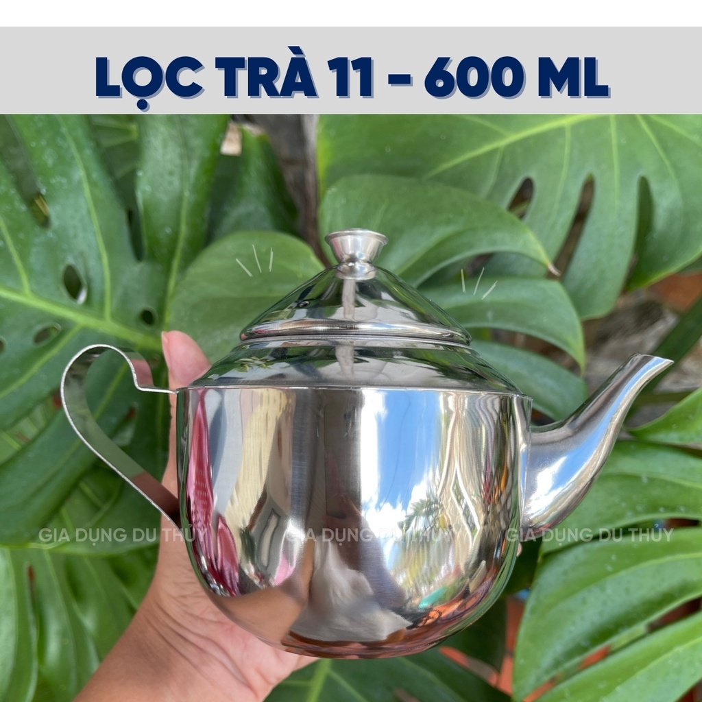 Bình trà inox có lõi lọc dung tích 1000 ml có lõi lọc trà tiện lợi, thiết kế có nắp đậy kín tiện dụng dễ dàng vệ sinh