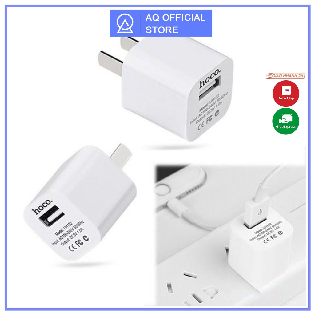 Phụ kiện Củ sạc Hoco Kèm cho Máy Phun Sương - Máy tinh dầu, Dùng sạc điện thoại Chính Hãng có hỗ trợ sạc nhanh - 5V / 1A