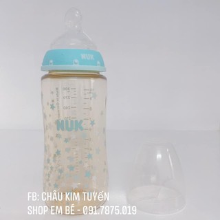 BÌNH SỮA NUK PPSU NÚM TI SILICONE