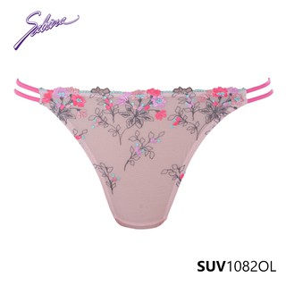 Quần Lót Lưng Vừa Màu Cam Phối Hoa Văn Fashion Viora By Sabina SUV1082OL