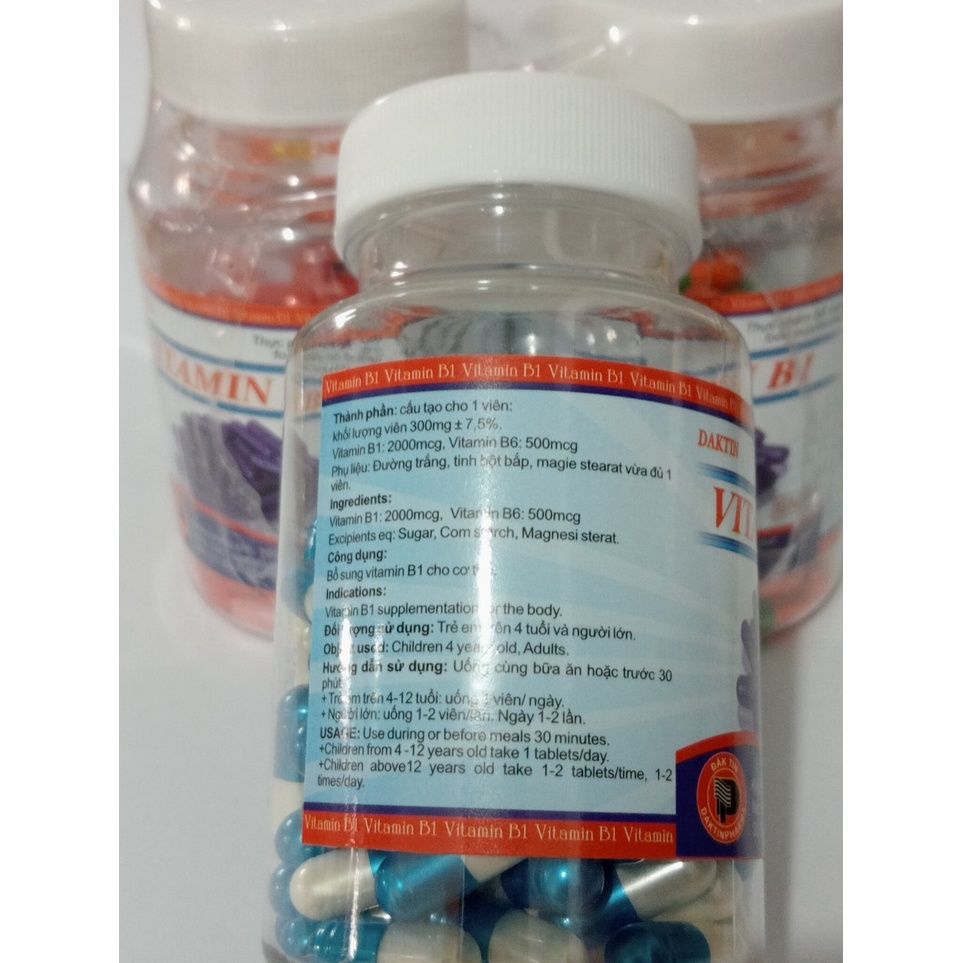 Viên uống VITAMIN B 1 Chai 100 viên