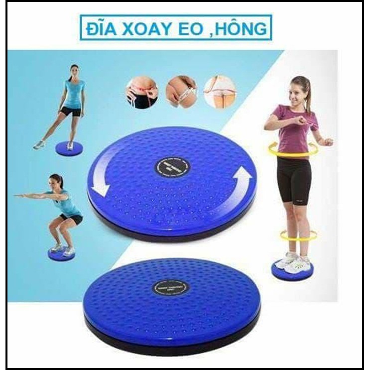 Dụng cụ tập thể dục xoay eo 360 độ giảm mỡ bụng, vận động toàn thân