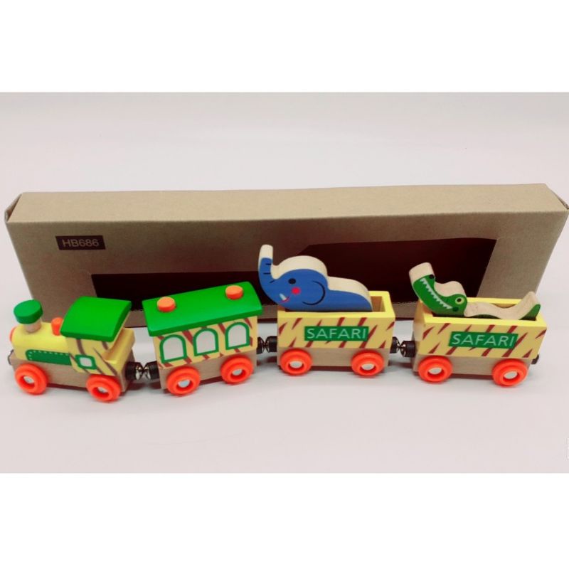 Đoàn tàu nam châm chở thú- xe lửa gắn nam châm