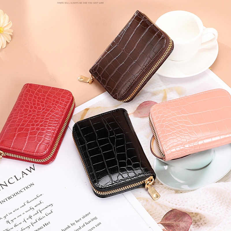 Ví Da Pu Đựng Tiền / Thẻ Tín Dụng / Danh Thiếp Đa Năng Tiện Dụng Dành Cho Nữ