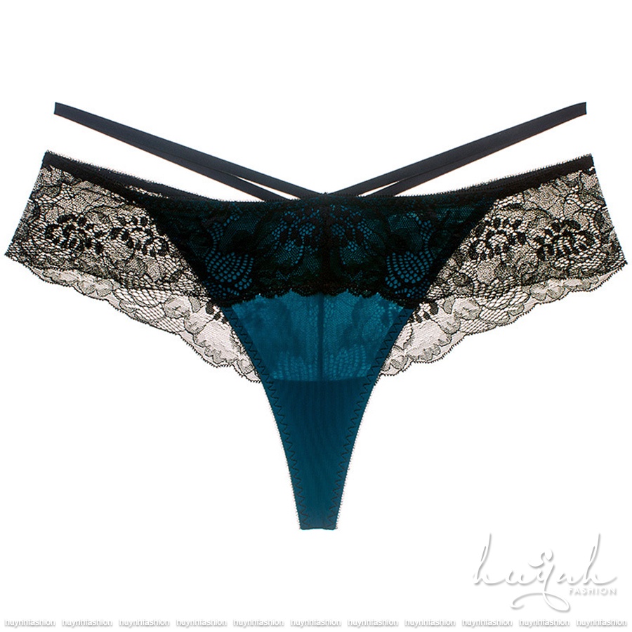 Quần lót ren lọt khe dây chéo eo sexy - C01