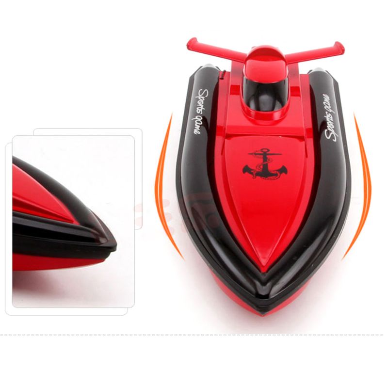 Thuyền Mini Điều Khiển Từ Xa Tốc Độ Cao Với 2 Động Cơ Radio Chống Thấm Nước