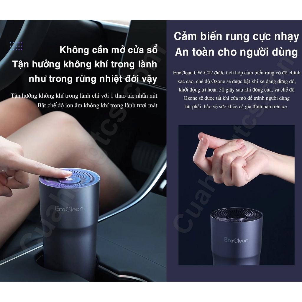 Máy khử trùng, khử mùi xe ô tô EraClean CW-C02 | BigBuy360 - bigbuy360.vn