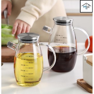Bình thủy tinh đựng gia vị, dầu ăn