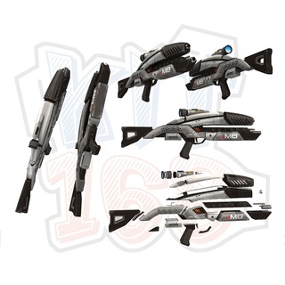 Mô hình giấy Game M8 Avenger - Mass Effect (tỉ lệ 1:1)