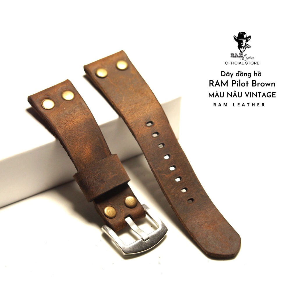 Bộ Sưu Tập Dây Đồng Hồ BULOVA Da Bò Thật - Chính Hãng RAM Leather Bền Đẹp