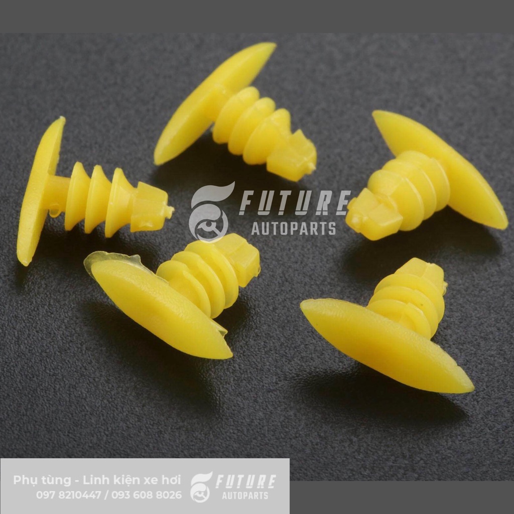 100 chiếc chốt cài cửa, cài gioăng cao su cửa xe ô tô loại 5mm - Future Autoparts
