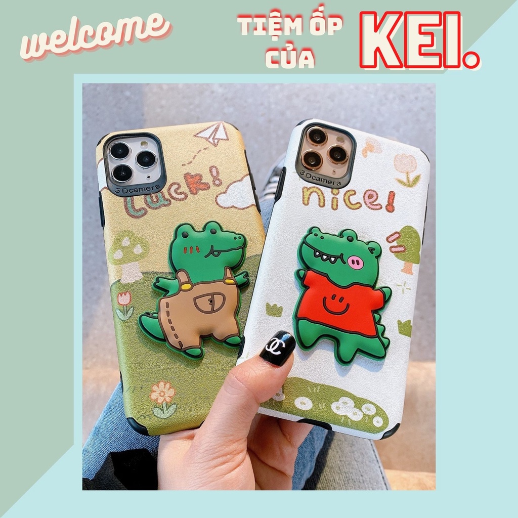 Ốp lưng da cá sấu hình nổi nhưng đẹp dành cho nhiều dòng máy của Iphone/samsung/oppo/realme/vivo/xiaomi
