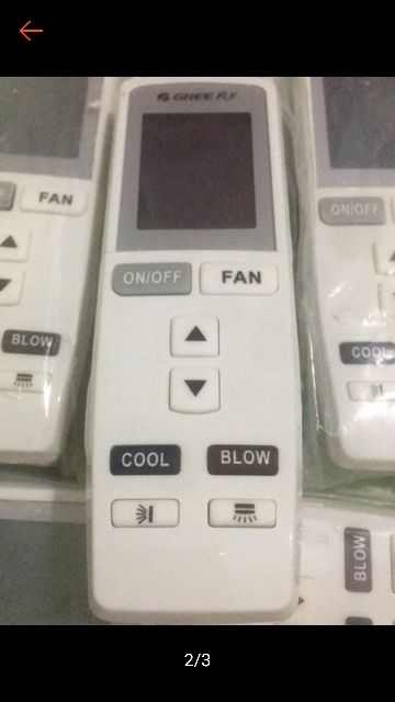 Điều khiển máy lạnh Gree mới