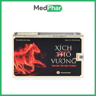 Xích Thố Vương - Bổ Thận Tráng Dương, Tăng Cường SInh Lực - Hộp 20 Viên