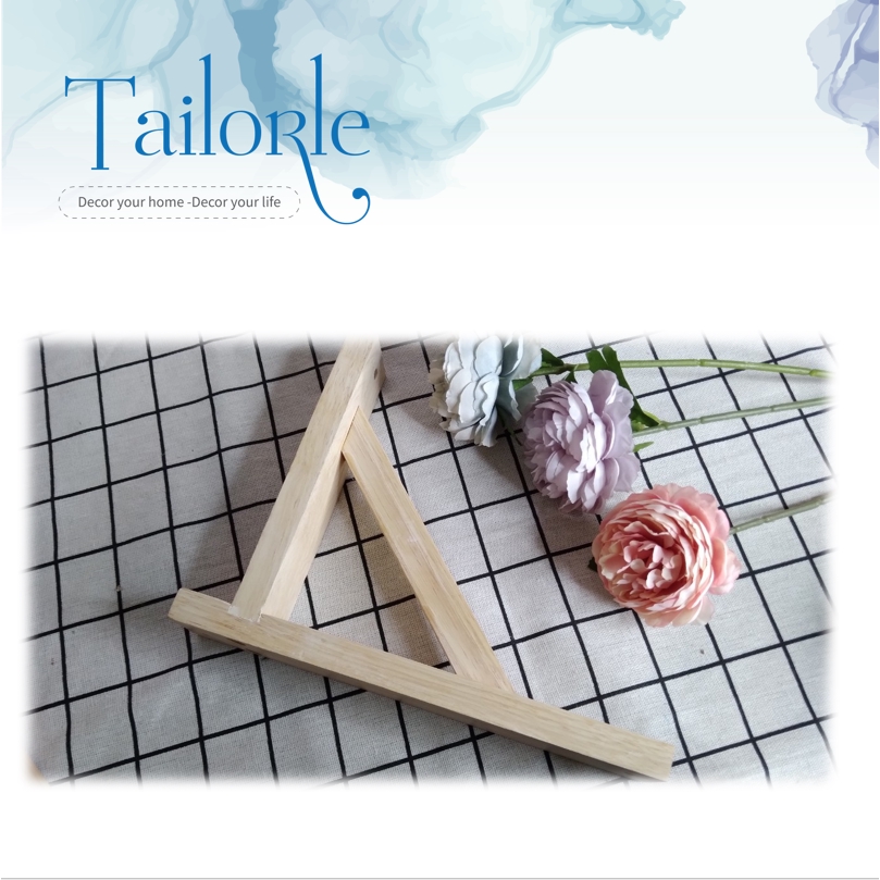 【TAILORLE】Eke gỗ cao su, giá đèn treo tường trang trí, decor trang trí phòng ngủ phong cách