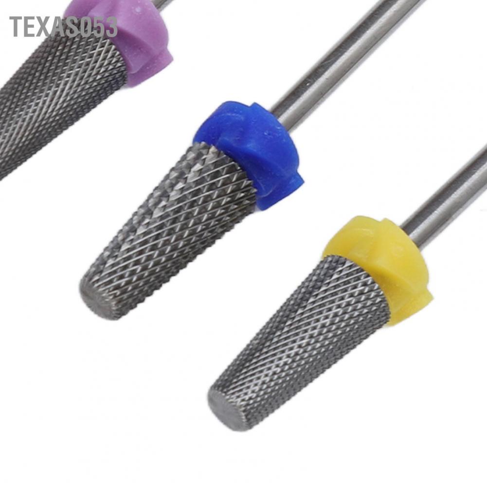 [Hàng mới về] Set 4 đầu mài móng đán bằng loại bỏ lớp sơn gel bằng vonfram cacbua tiện dụng