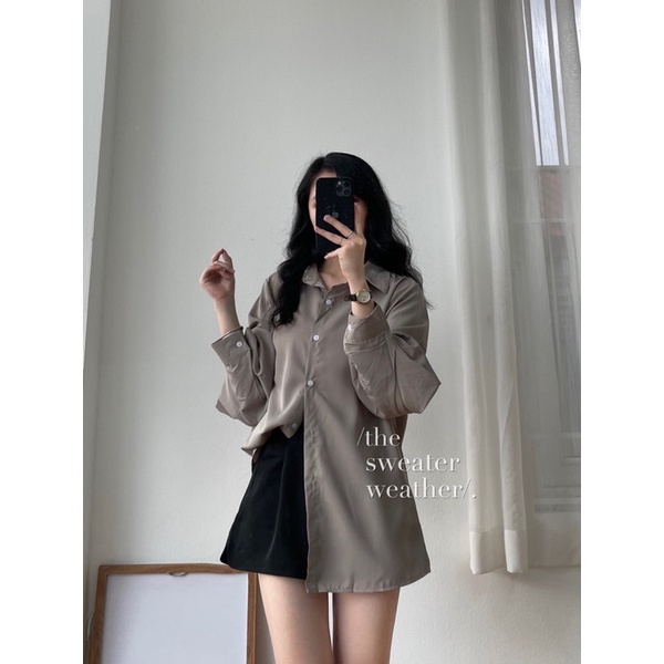 Short vải cạp cao basic ống rộng xẻ bên ( Ảnh thật ) | BigBuy360 - bigbuy360.vn