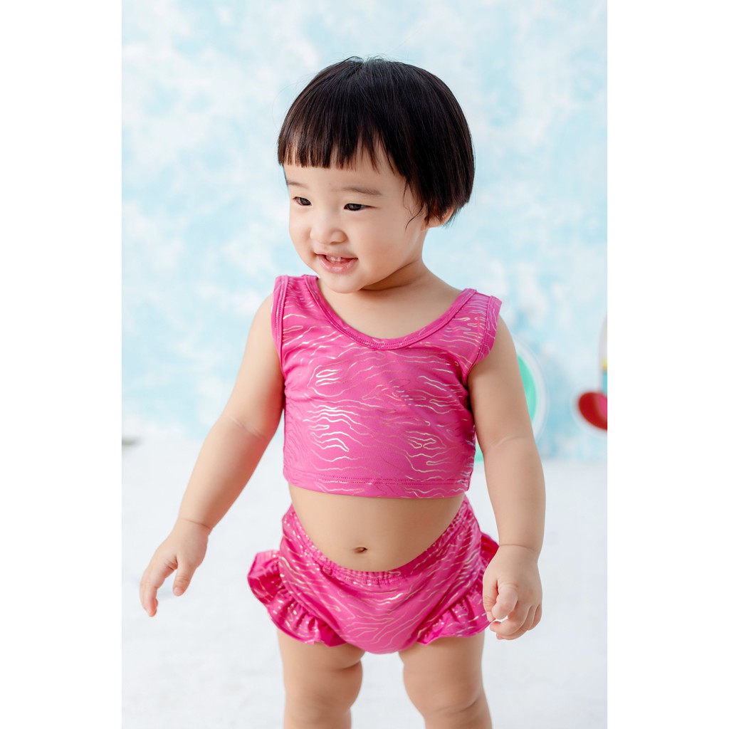 [LITTLE PINK] BỘ BƠI RỜI BÉ GÁI 2021