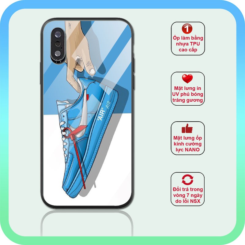 Ốp lưng tự thiết kế giày thể thao Nike Air màu xanh cực đẹp iphone 6/7/8 plus/x/xr/xs max/11 pro max/12 promax SPORT0038