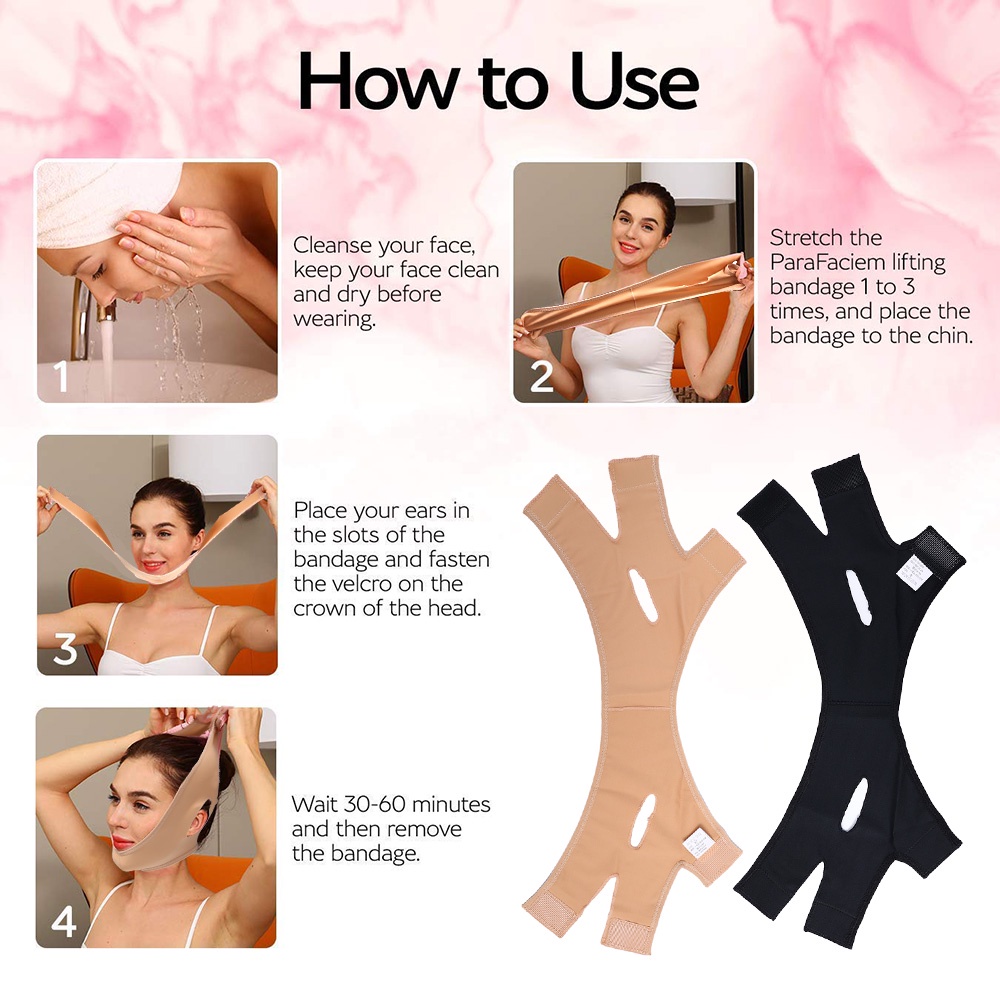 Đai Đeo Mát Xa Mặt Co Giãn Tạo Dáng Mặt Chữ V