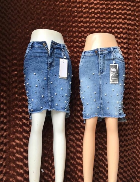 Chân VÁY JEAS đóng cườm đá CAO CẤP | BigBuy360 - bigbuy360.vn