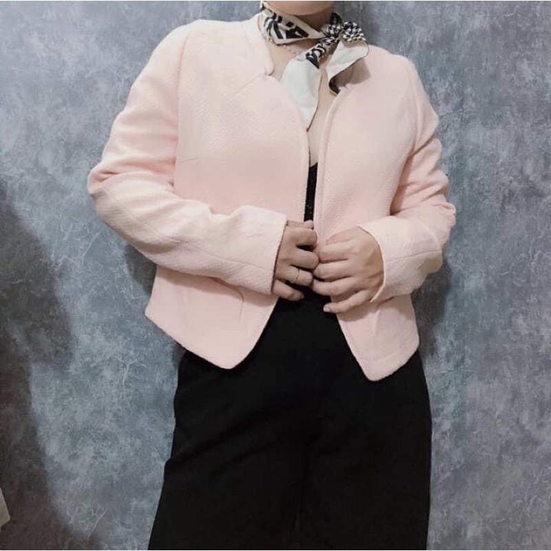Thanh lý blazer hồng cam