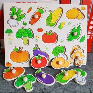Bảng núm gỗ bé học montessori- nhiều chủ đề