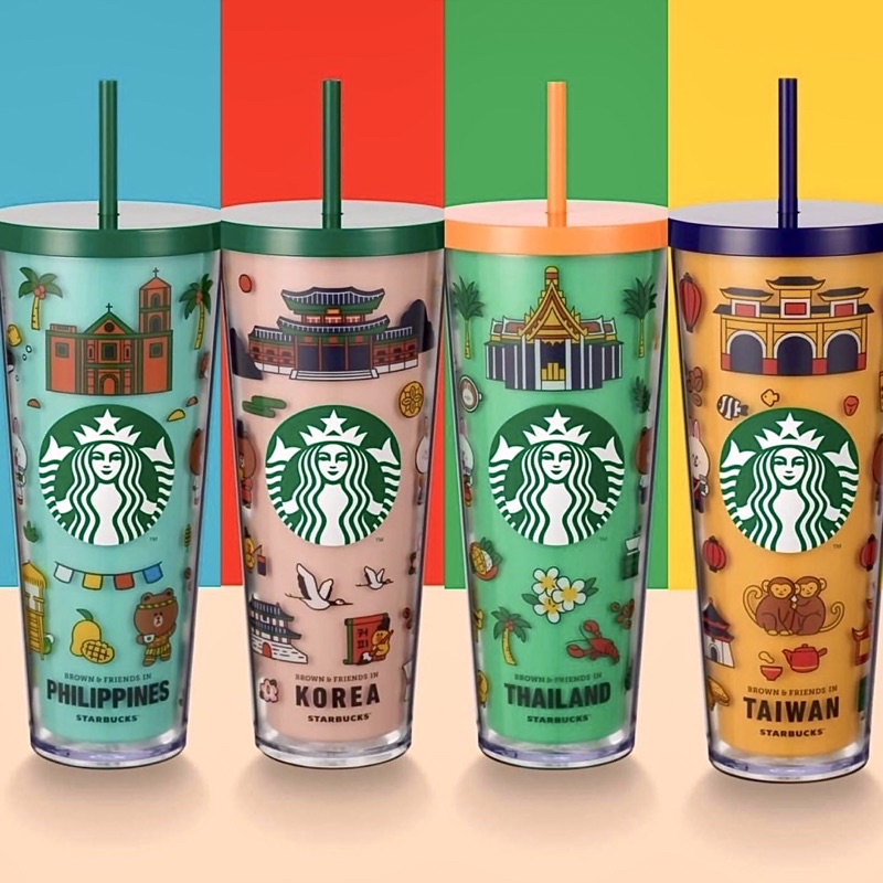 - TỔNG HỢP LY NHỰA SB x LINE FRIENDS EXCLUSIVE CITY COLLECTION COLD CUP 24oz