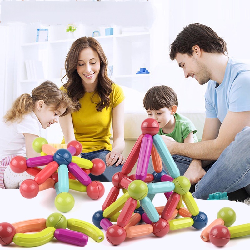[HCM]25 cái thanh từ tính cho trẻ em giáo dục sớm đồ chơi giáo dục trí thông minh, khối xây dựng từ tính-[MY-CLB25]
