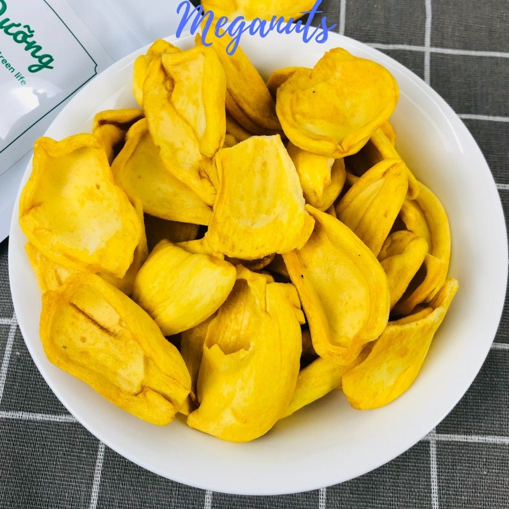 Mít Sấy khô giòn đặc sản Đà Lạt - Hàng xuất khẩu loại A nguyên cánh thơm ngon 100g/300g