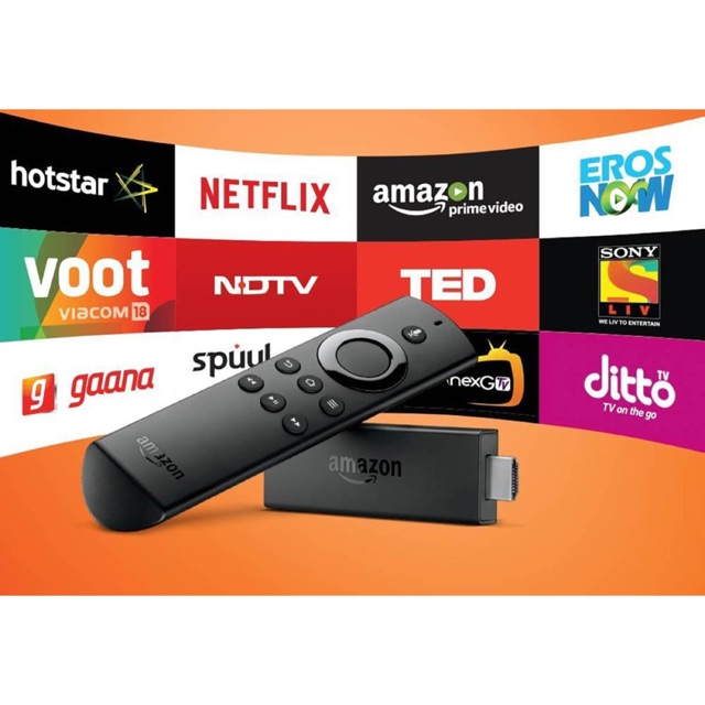 Trình chiếu TV Amazon Fire Stick 4K Ultra HD kèm điều khiển giọng nói Alexa