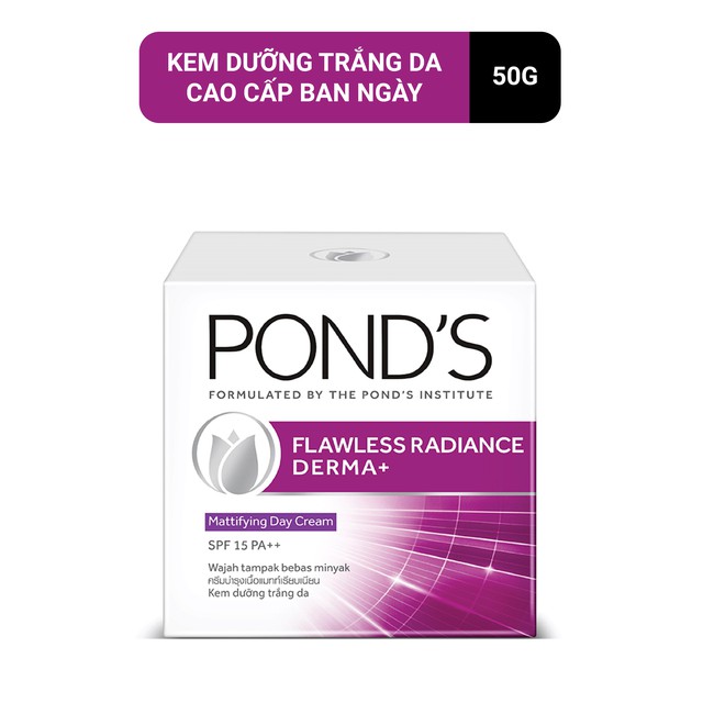 KEM DƯỠNG TRẮNG CAO CẤP BAN NGÀY PONDS FLAWLESS RADIANCE DERMA+ 50g