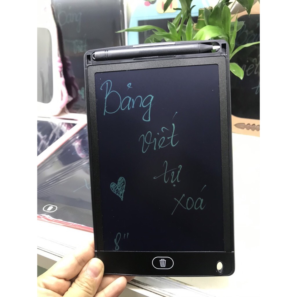 Bảng viết tự xóa LCD, bảng vẽ điện tử thông minh cho bé thỏa sức sáng tạo