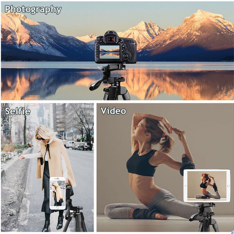 Giá Đỡ Ba Chân Kèm Điều Khiển Từ Xa Cho Điện Thoại Thông Minh/Máy Ảnh DSLR