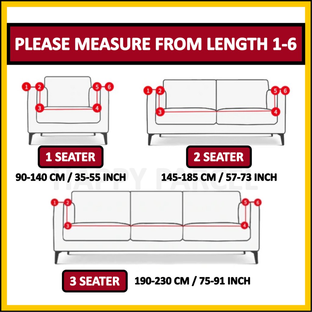 1/2/3/4 Vỏ Bọc Gối Sofa Chữ L Họa Tiết Hình Học