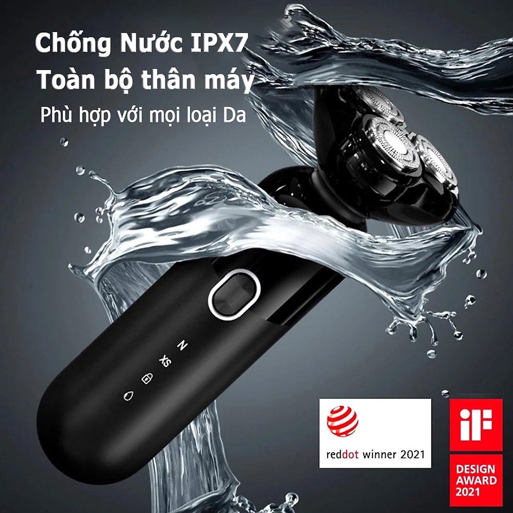 Máy cạo râu cao cấp Enchen Mocha S có thể điều chỉnh tốc độ, cụm lưỡi từ tính và chống nước toàn thân máy