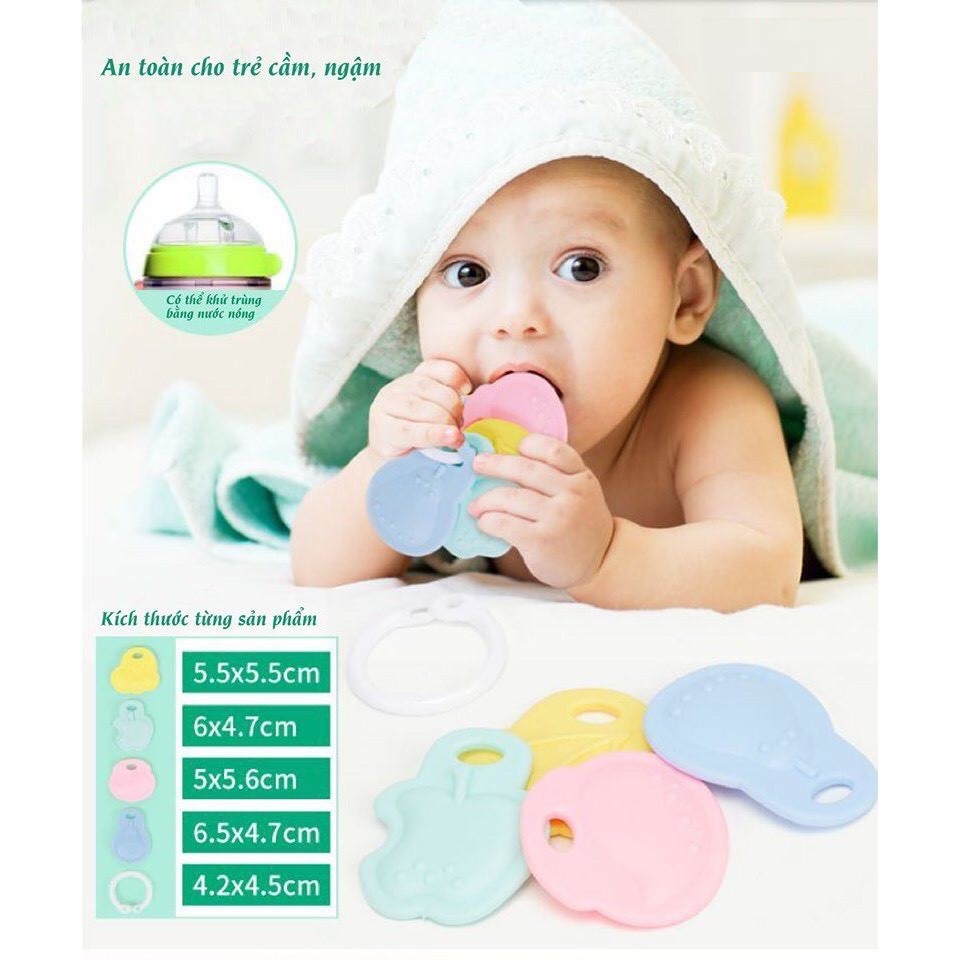 Bộ Đồ Chơi Gặm Nướu Xúc Xắc 10 Món BABYRATTLE / PAPAGO