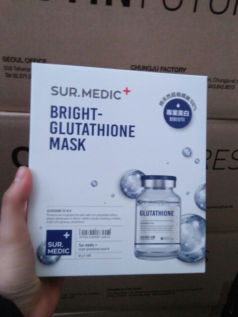 Mặt nạ giấy Sur.Medic Bright-Glutathione Mask