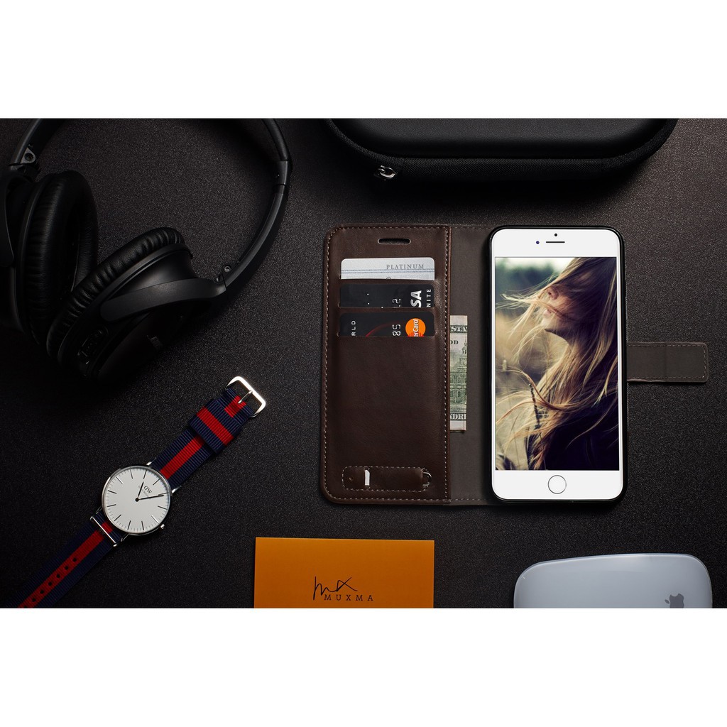 Bao da điện thoại phối vải bố đẹp mắt cho Oppo A83 A71 A57 A37 | BigBuy360 - bigbuy360.vn