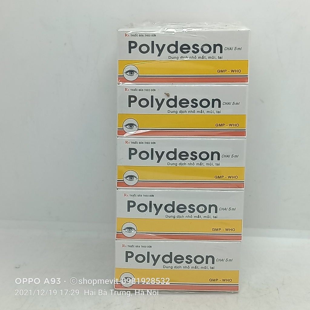 Lốc 10 lọ nhỏ mắt Poly deson