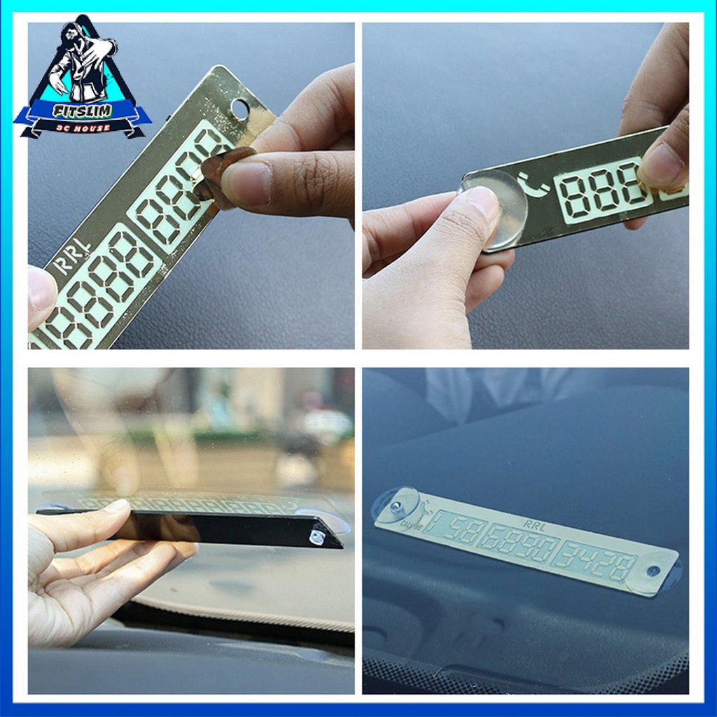 Thẻ Đỗ Xe Tạm Thời Phát Sáng Trong Đêm