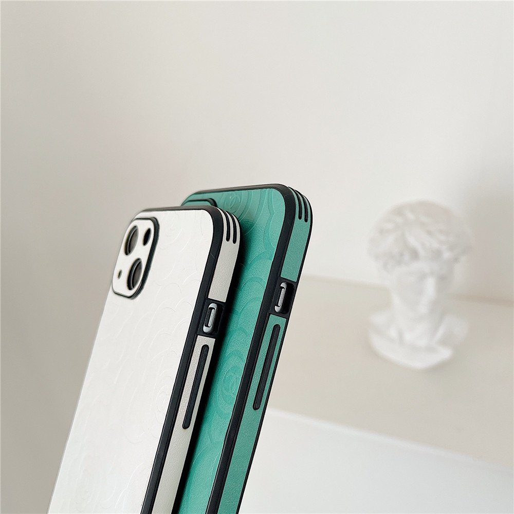 <iPhone case> For iPhone 13 Pro max 12 Promax 11Pro max 13 Pro 12 12 Pro  11 proCamellia leather mobile phone case