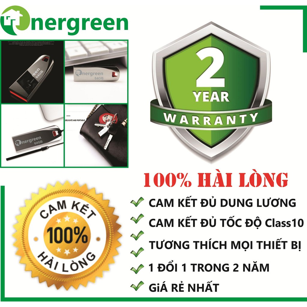 USB Energreen 64GB Kết Nối 2.0