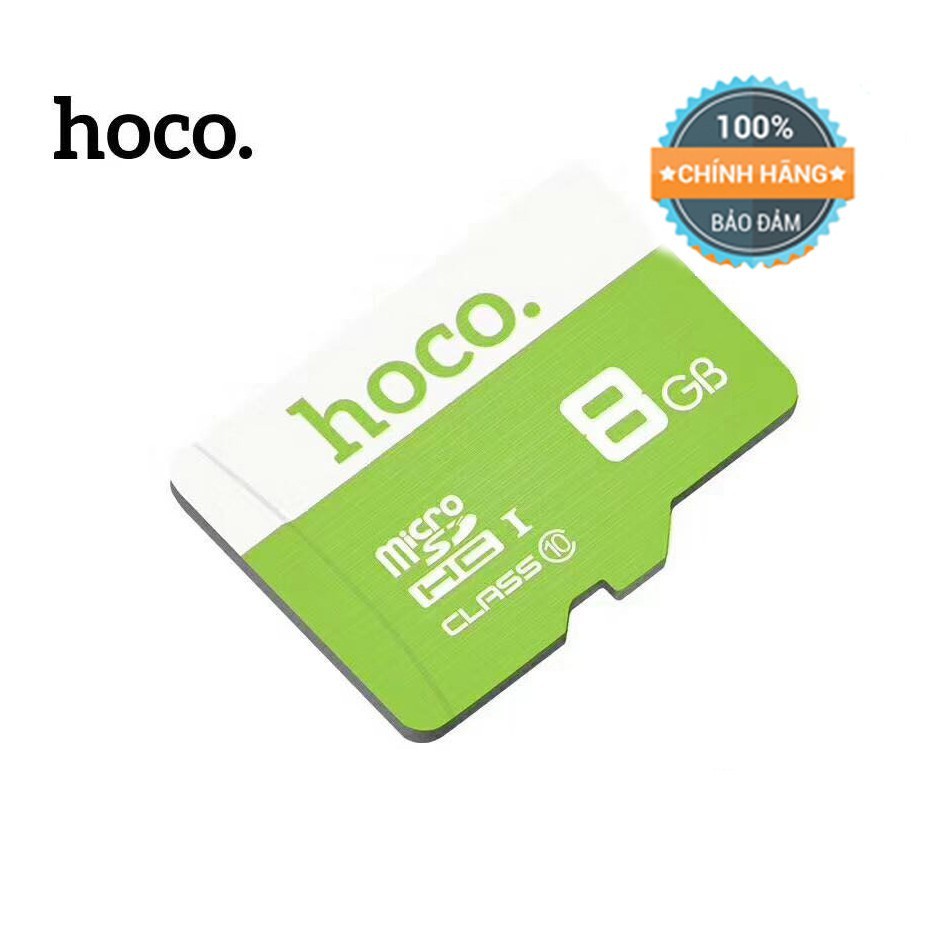 [BH 5 Năm] Thẻ Nhớ Micro SD Hoco 8G 75MB/s Class 10 Chính Hãng