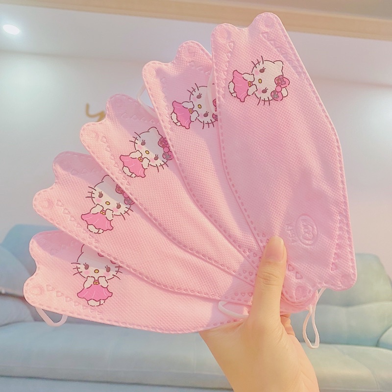 Set 10 Khẩu Trang Hello Kitty x Melody